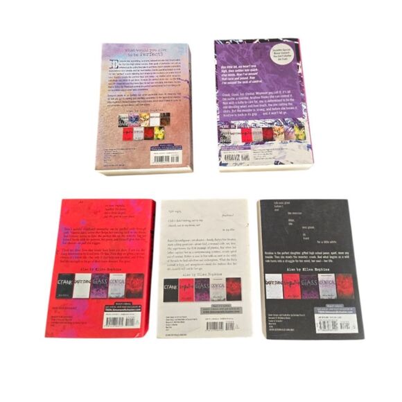 5 Book Lot Paperback Ellen Hopkins - Perfect, Crank, Impulse, Burned, Glass - Picture 6 of 6